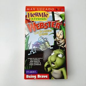 🍒4 for $20🍒 HERMIE & FRIENDS Webster The Scaredy Spider - Max Lucado Kid…